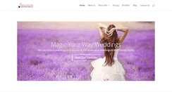 Desktop Screenshot of magicyourwayweddings.com